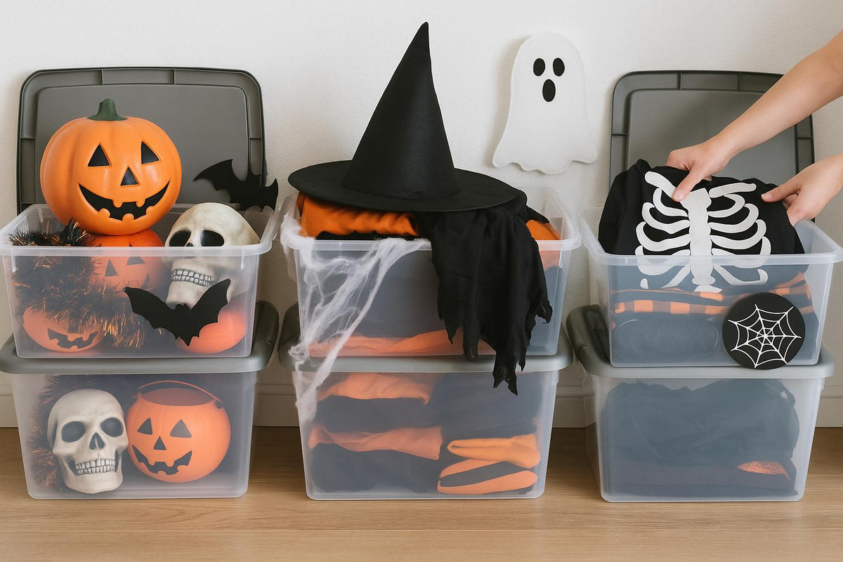 How to Store Halloween Decorations Without Taking Over Your Home