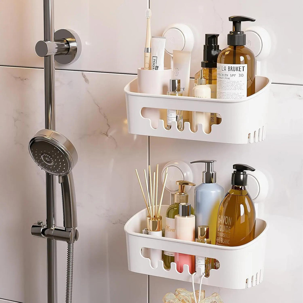 How to Organize a Small Bathroom With No Storage Space