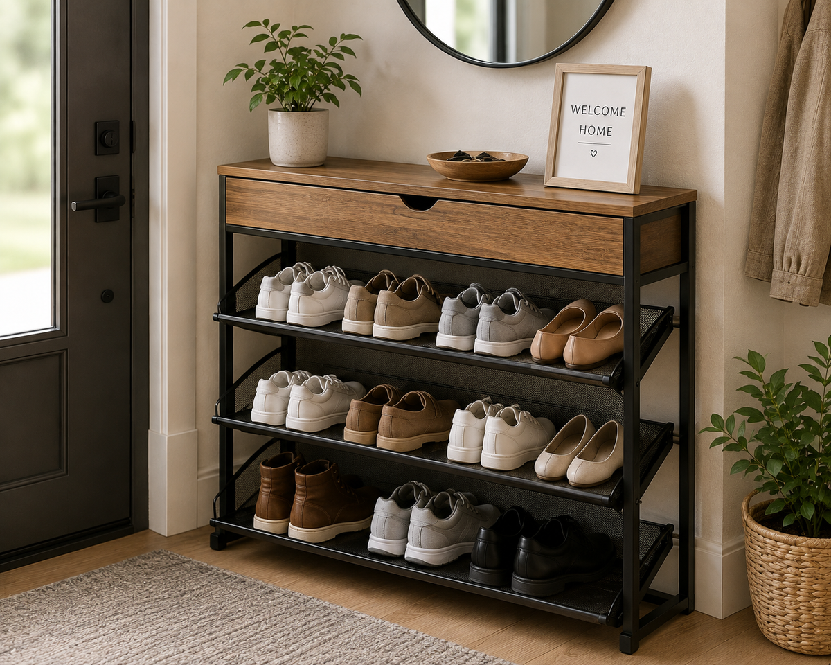 Entryway Shoe Rack