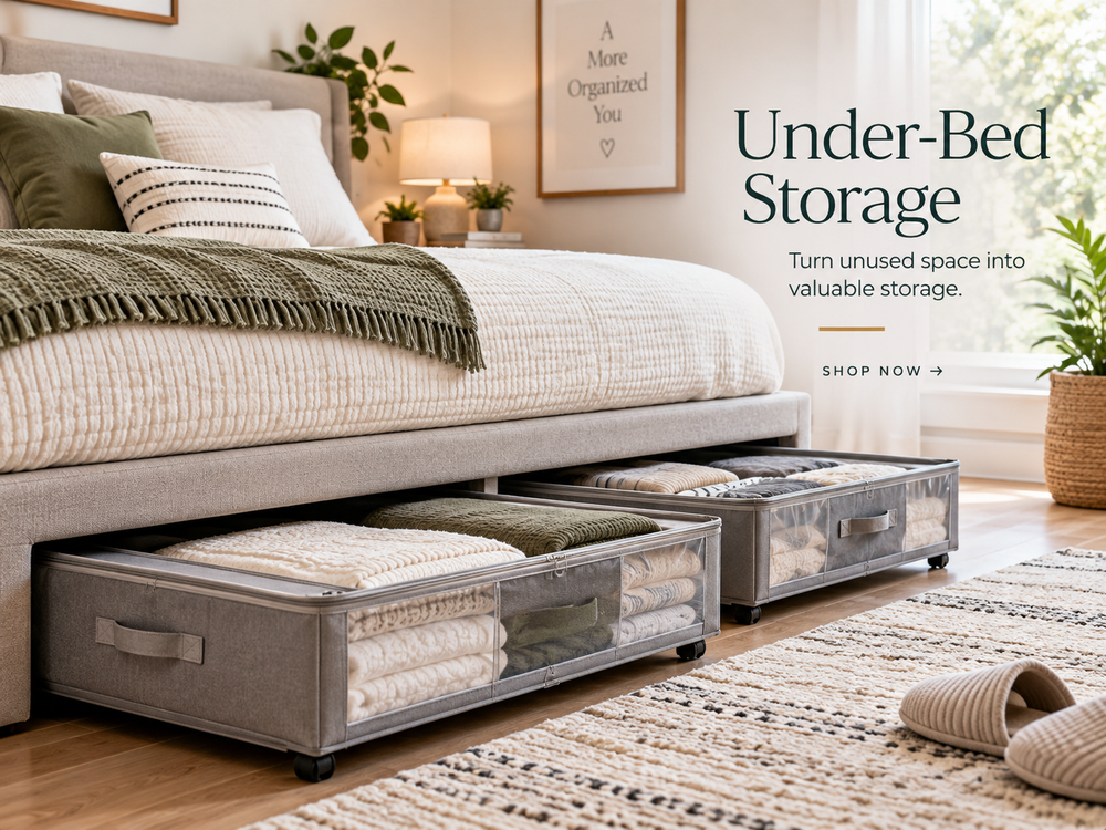 Use the Space Under Your Bed