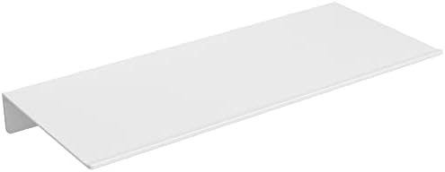 Danpoo 8 inch White Small Floating Shelf for Wall Organizer & Storage, Mini Display Shelf, Metal Wall Shelf for Bathroom, Living Room, Kitchen, Bedroom by Danpoo-ForYourHome