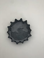 Andreas Silicone LP5-389 Black Marble 5" Lillie Pad by DecorativeSiliconeProducts