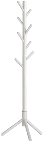 VASAGLE Solid Wood Coat Rack, Free Standing, Tree-Shaped, with 8 Hooks by Unknown