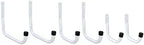 Shepherd Hardware 8096E Heavy Duty Steel Garage Storage Utility Hooks, 3 Sizes, 6 Pack, White - Image 2