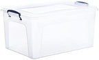 Superio 36 Quart Clear Plastic Storage Boxes with Lids, Stackable Organizer Containers, BPA-Free Storage Bins for Home, Office, School & Dorm, 6 Pack - Image 6