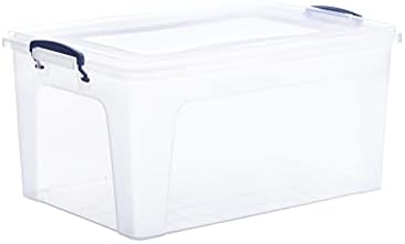 Superio 36 Quart Clear Plastic Storage Boxes with Lids, Stackable Organizer Containers, BPA-Free Storage Bins for Home, Office, School & Dorm, 6 Pack - Image 6
