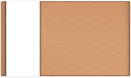 URMONA Under Sink Mat for Kitchen Waterproof, 37" x 22" Silicone Under Sink Mat for Shelf Liner Organizer, Cabinet Sink Protector Under Sink Liner for Bottom Kitchen, Bathroom(Khaki) by URMONA