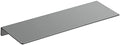 Danpoo 16 inch Gray Floating Shelf for Wall Organizer & Storage, Display Shelf, Metal Wall Shelf for Bathroom, Living Room, Kitchen, Bedroom by Danpoo-ForYourHome