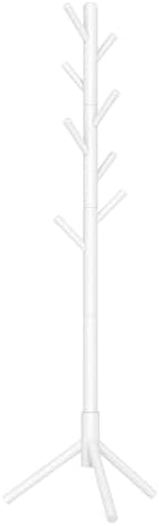 VASAGLE Solid Wood Coat Rack, Free Standing, Tree-Shaped, with 8 Hooks by VASAGLEbySONGMICSHOME