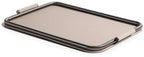 Metal Decorative Tray with Metal Frame Catchall Tray with Handles Decorative Tabletop Organizer for Entryway, Color to 1, Small 44 26 4 CM by Unknown