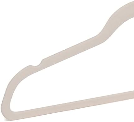 Amazon Basics Space Saving Slim Velvet Non-Slip Suit Clothes Hangers, Sturdy Construction, Closet Organizer, Pack of 50, Blush Pink/Rose Gold - Image 4