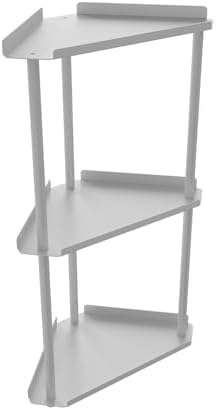 FLE Corner Bathroom Counter Organizer, Bathroom Organizer Countertop White - Image 7
