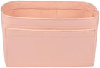 ZTUJO Purse Organizer Insert, Felt Bag Organizer For Handbag Purse Organizer,13 Colors, 6 Size (X-Large, Brush Pink) - Image 6