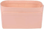 ZTUJO Purse Organizer Insert, Felt Bag Organizer For Handbag Purse Organizer,13 Colors, 6 Size (Small, Brush Pink) - Image 3