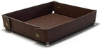 PU Leather Organization Trays for Home Nightstand Office Desk Storage, Lightweight Foldable Catchall Tray for Men Father by LLmoway