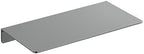 Danpoo 8 inch Gray Small Floating Shelf for Wall Organizer & Storage, Mini Display Shelf, Metal Wall Shelf for Bathroom, Living Room, Kitchen, Bedroom by Danpoo-ForYourHome