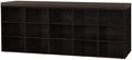 DINZI LVJ Shoe Storage Bench with Cushion, 15-Cubby Shoe Rack with Seat by DINZILVJ