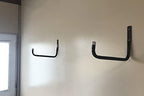 Shepherd Hardware 8091E Heavy Duty Steel 10-Inch Garage Storage Utility Hooks, 4 Pack, Black - Image 7
