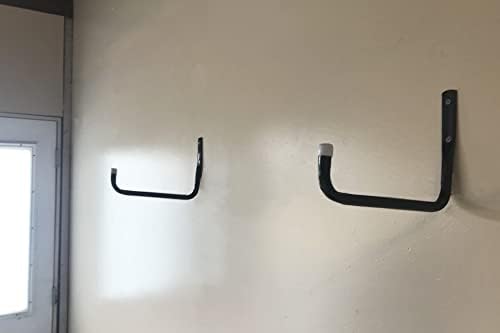 Shepherd Hardware 8091E Heavy Duty Steel 10-Inch Garage Storage Utility Hooks, 4 Pack, Black - Image 7