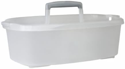 Casabella Plastic Multipurpose Cleaning Storage Caddy with Handle, 1.5-Gallon, Clear - Image 7
