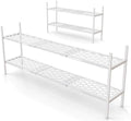 Shoe Rack, 45.6" Expandable Shoe Storage Organizer for Closet - Stackable by Nijoam
