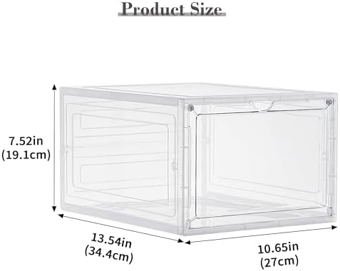 LXLXXL 6 Pack Storage Bins with Lids, 19 Qt Stackable Clear Storage Box - Image 6