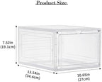 LXLXXL 6 Pack Storage Bins with Lids, 19 Qt Stackable Clear Storage Box - Image 6