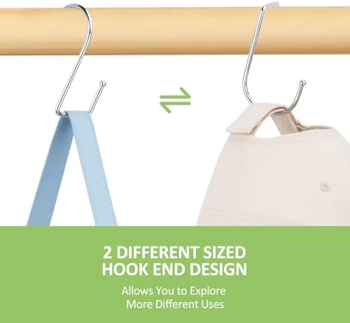 15 Pack Purse Hanger for Closet, Super Sturdy Purse Hooks, Hanging Backpack Bag Holder, Closet Organizers and Storage, Silver - Image 6