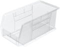 Akro-Mils 30230 AkroBins Plastic Storage Bins, 11"x5"x5", Clear, 12-Pack by Akro-Mils