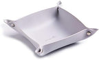Leather Jewelry Valet Tray for Women and Man (Grey White-B) by SANQIANWAN
