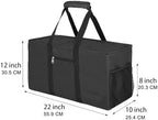Extra Large Utility Tote Bag - Reusable Grocery Bags Foldable Heavy Duty - Image 2