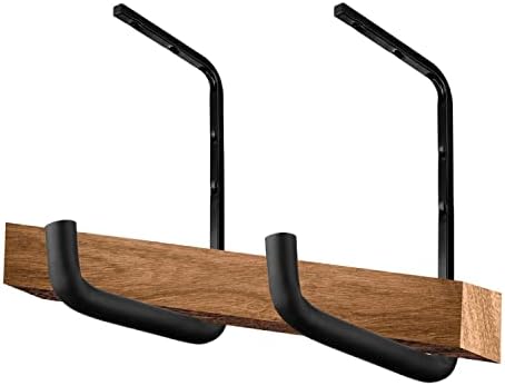 Heavy Duty Garage Storage Hooks, Overhead Garage Storage Rack, 4 Pack Wall Mounted Ladder Hook, Utility Ceiling Hangers & Organizer for Wood,Tools, Bicycle (10 x 14 Inch) - Image 5