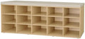 DINZI LVJ Shoe Storage Bench with Cushion, 15-Cubby Shoe Rack with Seat by DINZILVJ