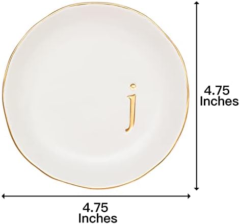 COLLECTIVE HOME Ceramic Jewelry Tray, Trinket Dish, Gifts for Women (J) - Image 2