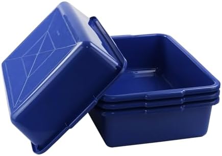 Xyskin 4-Pack Commercial Bus Tubs Box/Tote Box, Plastic Utility Tote Boxes - Image 7