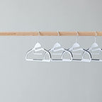 Amazon Basics Space Saving Non-Slip Rubber Coated Plastic Hangers with 360° Swivel Hook, Thin, Gray, Pack of 50 - Image 6