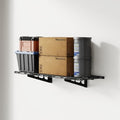 FLEXIMOUNTS 1-Pack 1x3ft Garage Shelving Wall-Mounted Storage Rack, Black by FLEXIMOUNTS