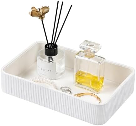 Valet Tray Organizer Bedside Nightstand Organizer Desk CatchallTray by Cretkhp