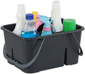 Plastic Portable Cleaning Caddy Organizer Tote with 4 Compartment by Ysmiltion