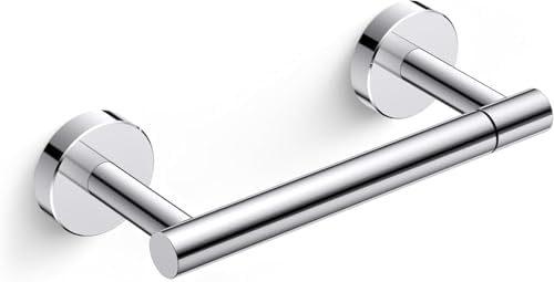 Day Moon™ - Toilet Paper Holder - Modern Roll Holder for Bathroom - 1 Pack - Wall Mount - Classic, Polished Chrome by DayMoonDesigns