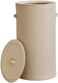 126L Laundry Basket with Lid, Laundry Hamper, Laundry Room, Beige by Unknown