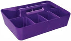 8 Compartments DIY Dividers,Large caddy, Multi Purpose, Simple, Portable, Stackable, Modern Solution for School, Office,MADE IN USA (Royal Purple) - Image 10