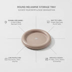 Square Storage Tray for Desk and Entryway Organization - Durable PP Catchall Dish for Keys, Coins, and Jewelry (7.5 x 7.5 Inches) - Image 5