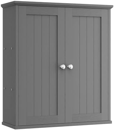 Shintenchi Bathroom Wall Medicine Cabinet, Over The Toilet Storage, Gray by Shintenchi%7CFurnitureMadeforRealLife