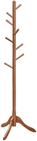 VASAGLE Solid Wood Coat Rack, Free Standing, Tree-Shaped, with 8 Hooks by Unknown