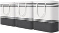 TranquilRelax 3-Pack Laundry Basket, Laundry Hamper, Grey-125L by Unknown