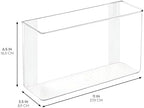 iDesign Adhesive Organizer Bin, Set of 4, Clear - Image 3