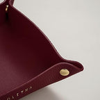 OLETHA Foldable Valet Tray, Travel Essentials for Women, Red - Image 4