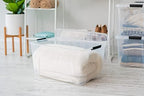IRIS USA 4-Pack 72 Quart Storage Bins with Lids, Clear - Image 2