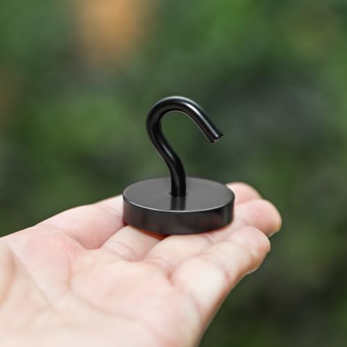 Neosmuk Magnetic Hooks Steel Tube Design for Cruise,130lb+ Black,10 Pack - Image 2
